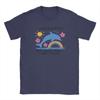Unisexs TShirts Funny Sarcastic Humor Cotton Tees Short Sleeve Dolphin Undiagnosed Aint Right  Round Neck Clothes Plus Size