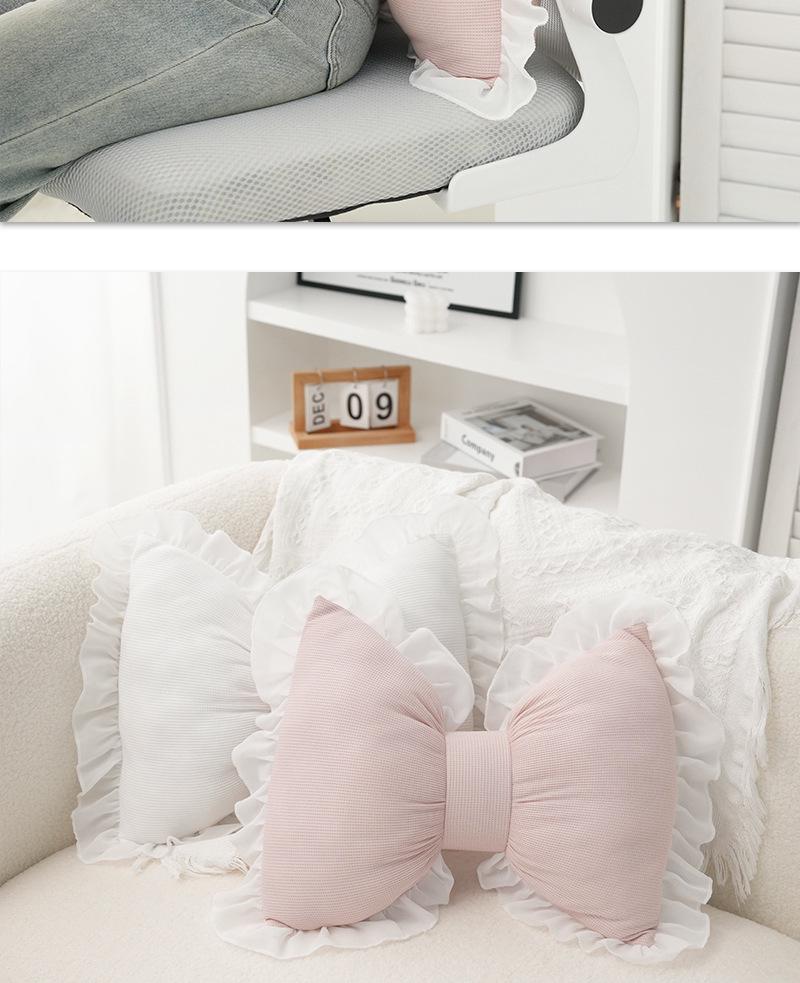 Office Lumbar Support Pillow - Comfortable Waist Cushion for Long Sitting