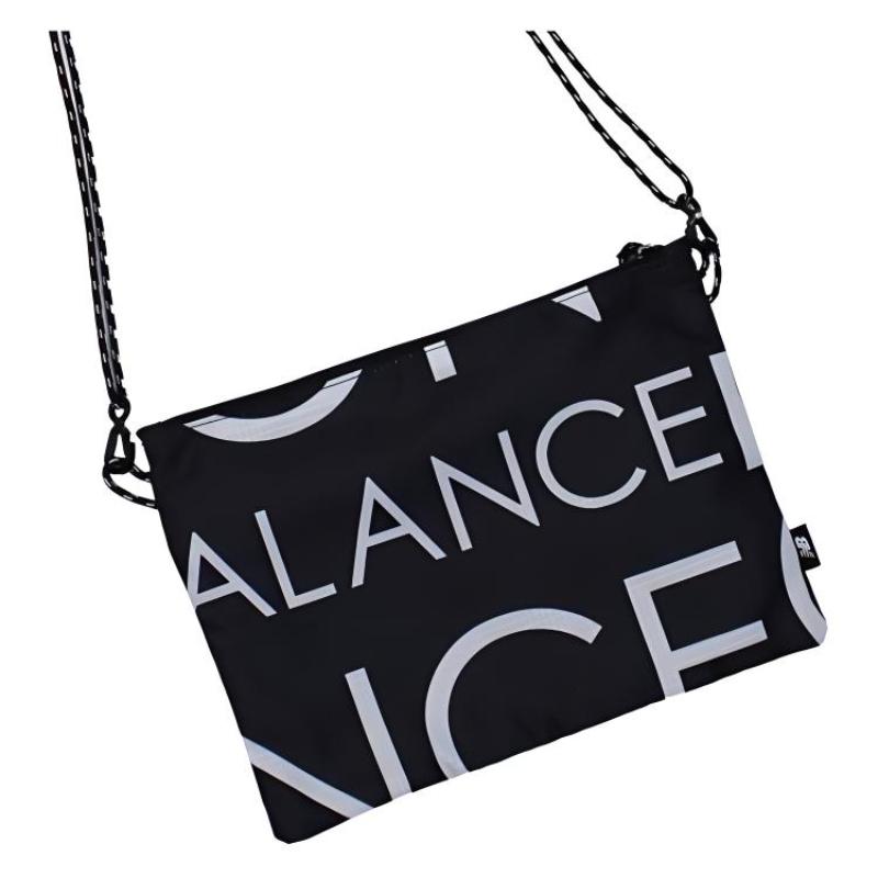 New Balance Borsa a Spalla in Poliestere Regular Unisex Nera New Balance JABP0765-BM