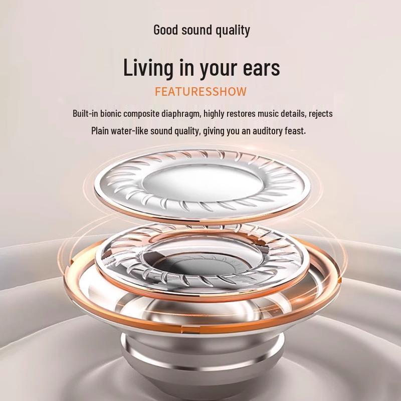 2025 New Mini Invisible Bluetooth Sleep Earphones - Ultra-Long Battery, Wireless, Comfortable for Side Sleeping, Ideal for E-sports.