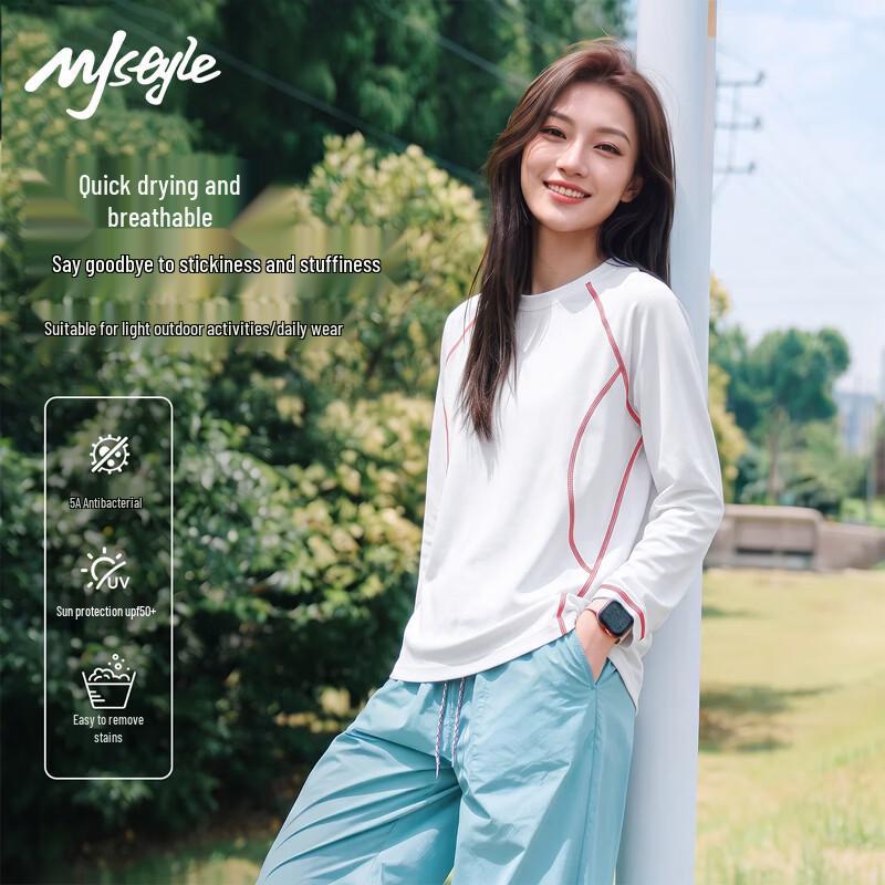 MJ STYLE Women's Quick-Dry Long Sleeve Athletic T-Shirt