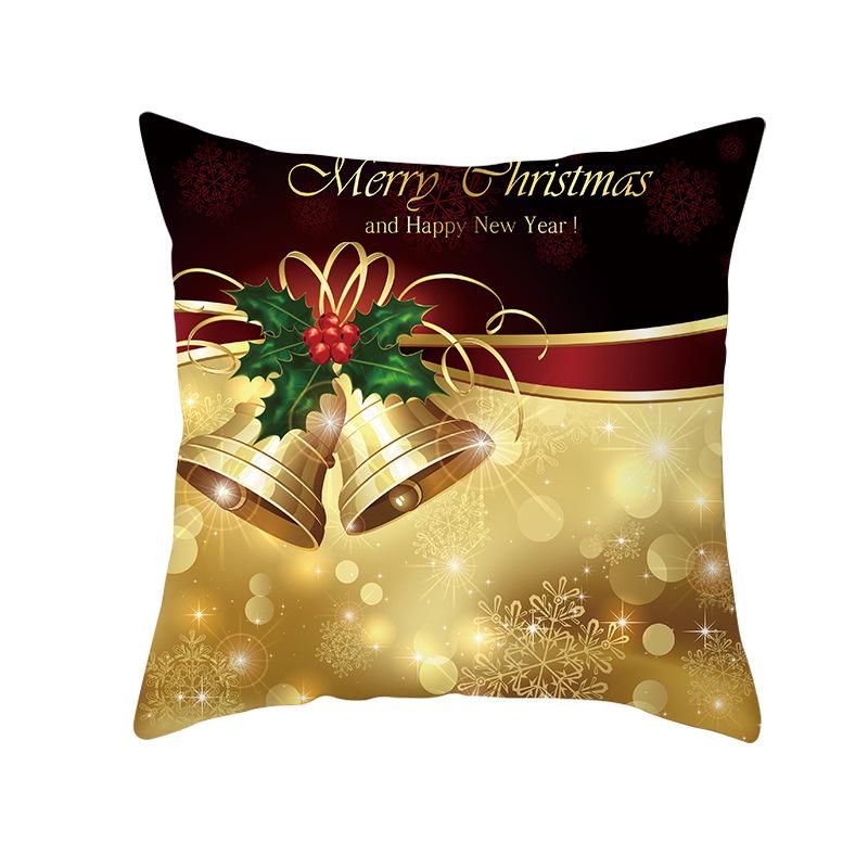 New Christmas Pillowcase Fashion Pillow Car Sofa Cushion Cover Living Room Sofa Pillowcase Decoration