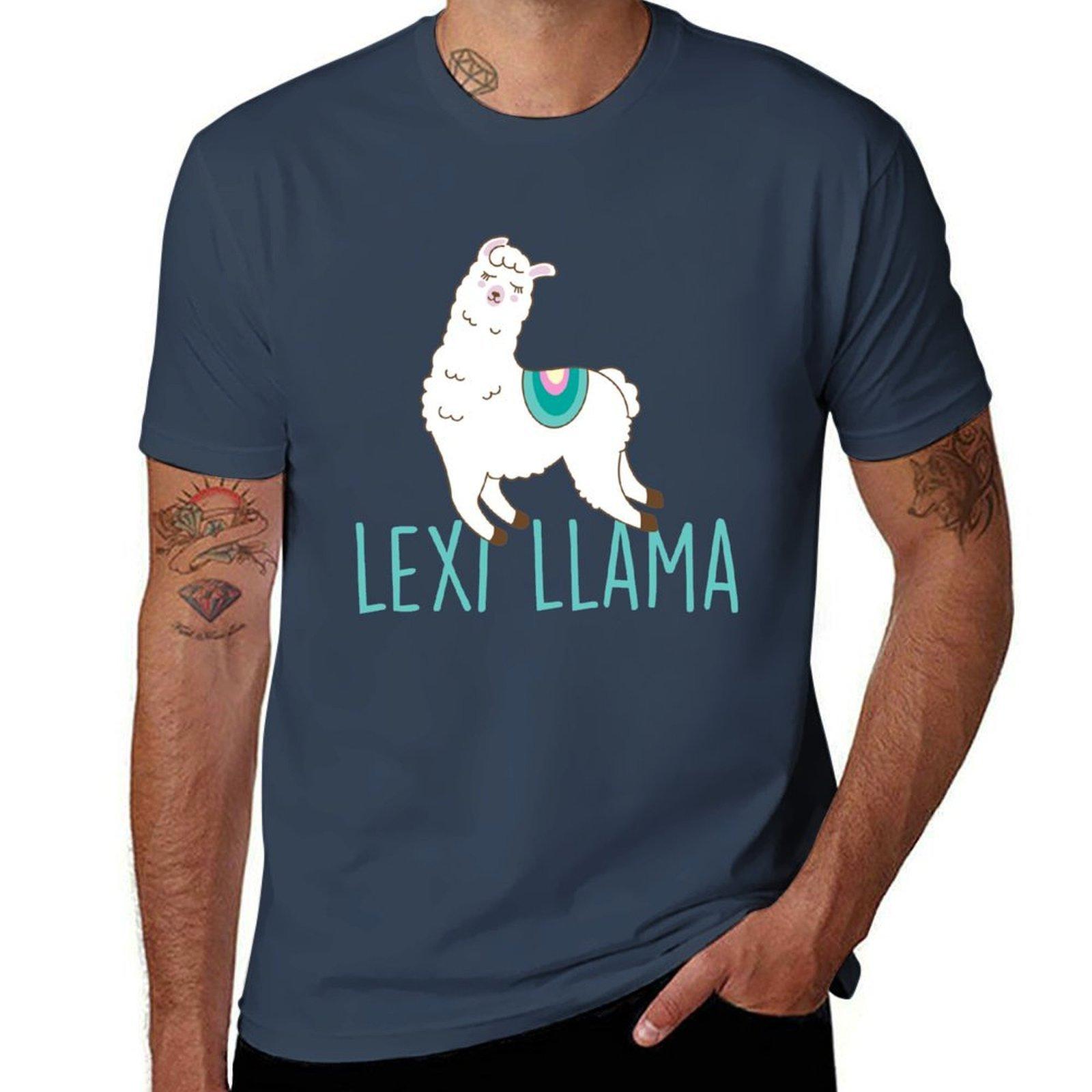 Lexi Hensler Lexi Llama Tshirt Holiday Simple Tee Shirt S