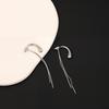 Silver Needle Water Drop Tassel Earrings - Retro, Light Luxury, Simple Cool Style Accessories
