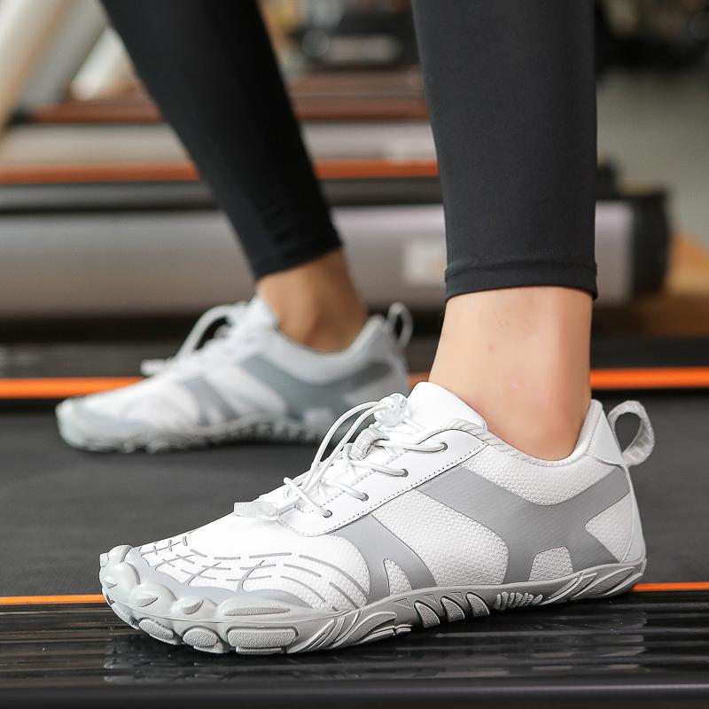 Elastic Training Sneakers Anti-slip Hiking Shoes Outdoor Trekking Shoes Gym Fitness Sports Shoes Casual Walking Shoes