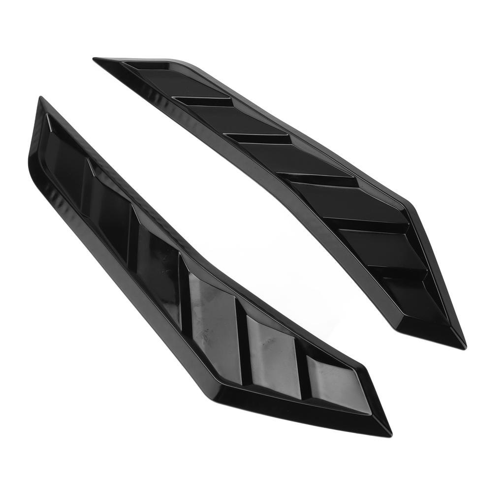 Universeller Auto Motorhaube Lufteinlass Panel Aufkleber Dekorative Auto Exterieur Zubehör für AutoSchwarz