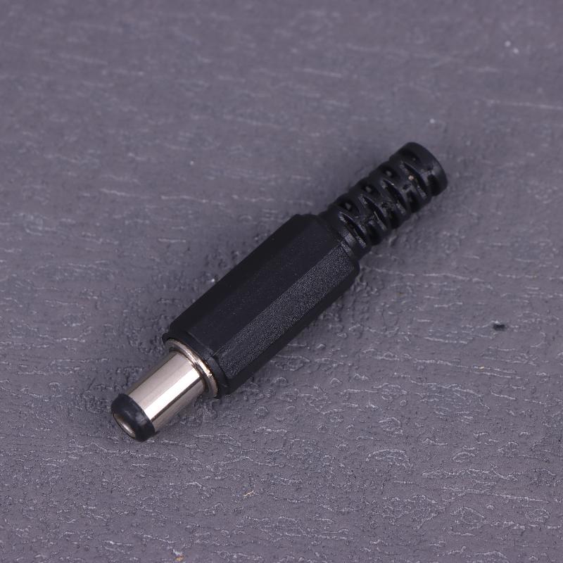 5Pairs Dc12V 5.5 X 2.1Mm Plastic Male Plugs Dc Power Socket Female Jack Screw Nut Panel Mount Connector