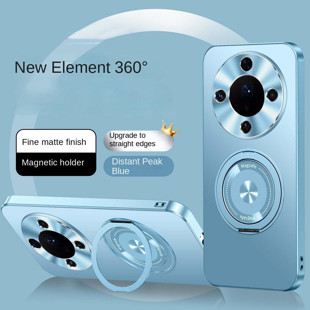 Invisible Metal Rotating Magnetic Mount Case For Honor X80 Pro Max X70 Honor Magic 8 Lite 7 Pro 6 X9D X9C Full Lens Cover