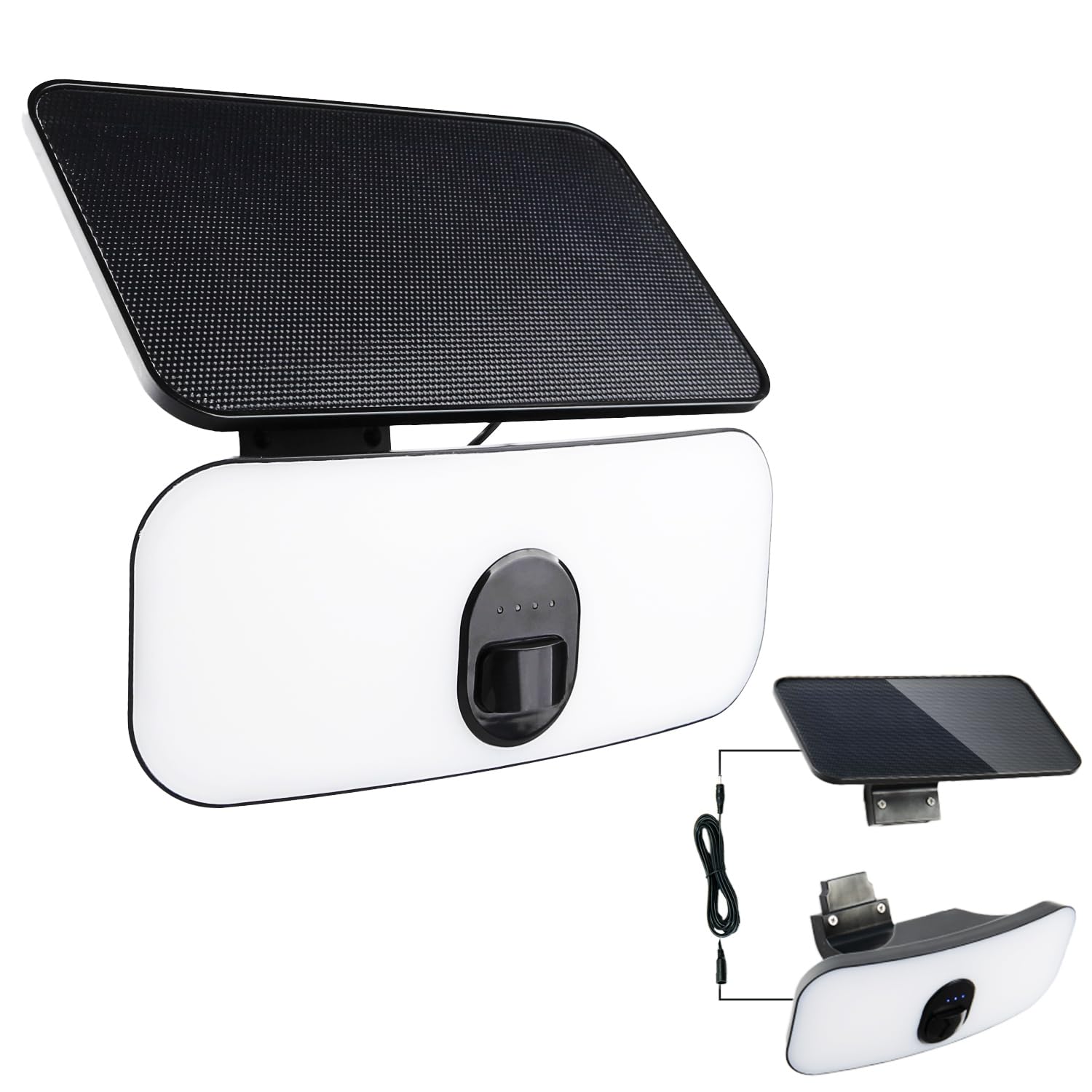 

HAPPYJOINT Sefuna Solar Light, Outdoor Motion Sensor, Separate Type, Security, Waterproof, IP65, Warm White, 1400 Lumens