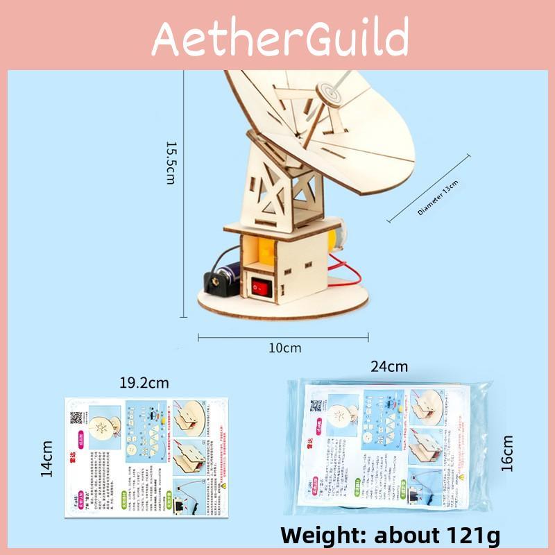 Science Diy Radar Detector Model Kit For Kids Educational Stem Toy