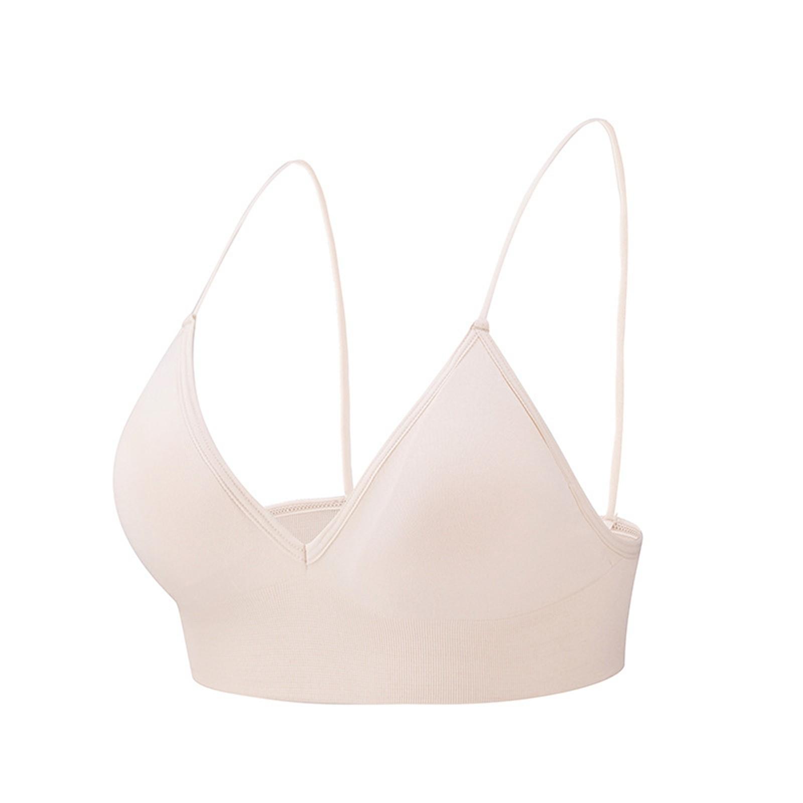 

Женская мода повседневное однотонное нижнее белье через плечо удобный бюстгальтер S