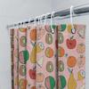 Fruit Pattern Shower Curtain Cute Watermelon Banana Pineapple Bathroom Decor Set Tropical Summer Vibes Home Textile