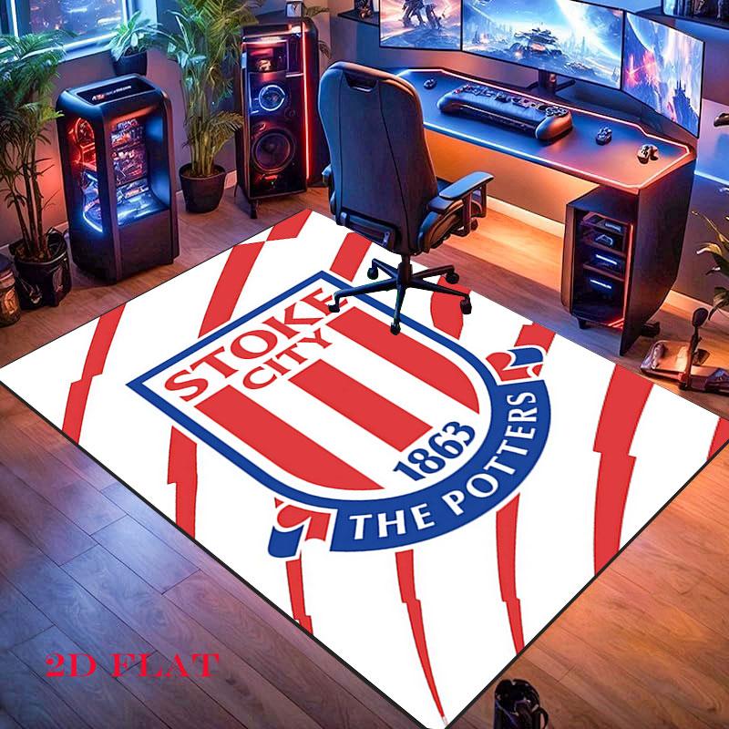 STO Logo Poster Carpet Rug for Living Room Bedroom Home Sofa Decoration,Kids Play Nonslip Floor Mat