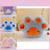 Adorable Bear Paw Cushion Plush Toy For Office Chairs Student Seats Soft Pp Cotton