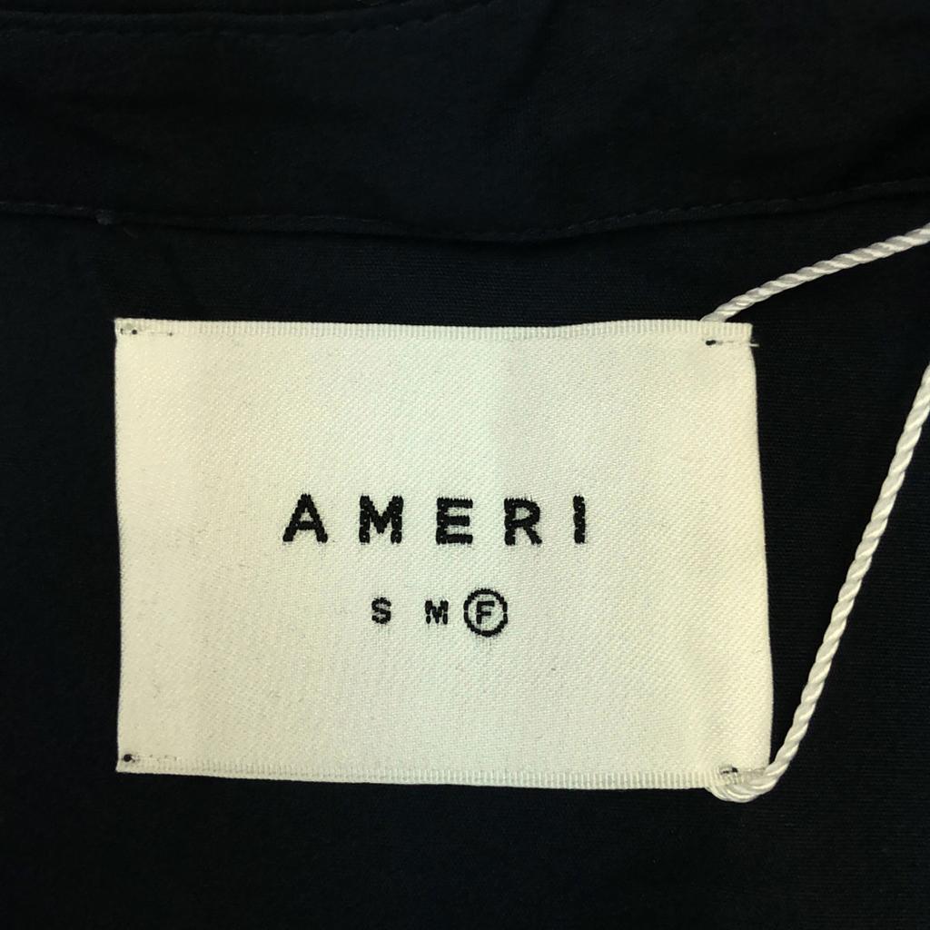 unused AMERI UNDRESSED Long sleeve Cotton shirt F Navy Tagged Women Used
