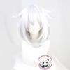 Genshin Impact Paimon Cosplay Wig White Short Wig Perfect for Character Transformation Authentic and Hairpiece for Cosplayer
