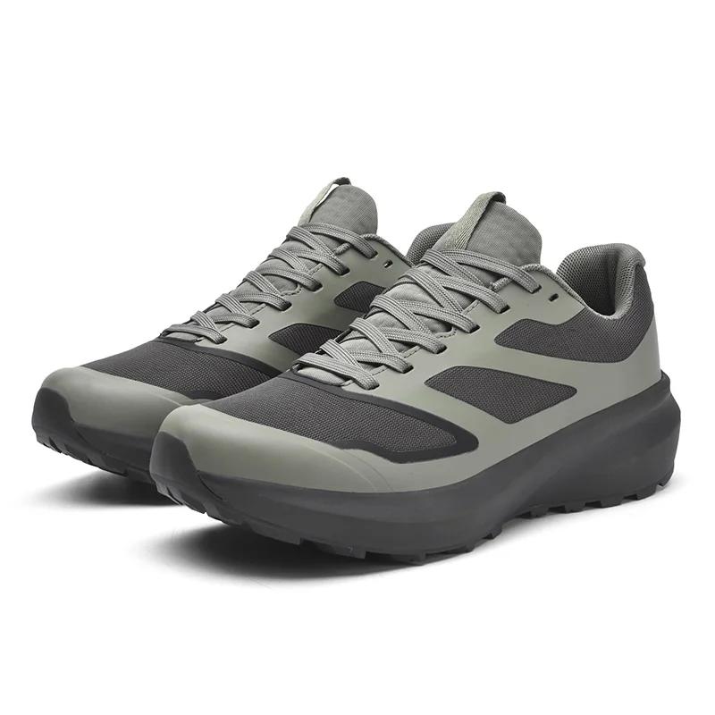 Men's Sports Shoes Male Casual Lightweight Non-slip Sneaker Outdoor Mesh Breathable Lace Up Running Shoes Zapatillas De Deporte