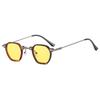 Men's Glasses Sun Protection UV Protection Fashion Personality Retro Hip Hop Punk Artistic Driving Commuter Square Small Frame Sunglasses