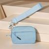 Fashion Mini Coin Bag Card Slots Women Wrist Wallet Simple Women's Keychain Wallet  Card Holder