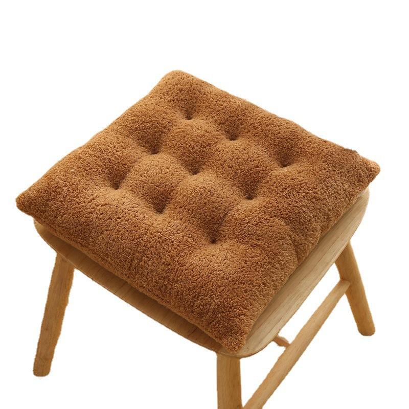 Thickened Chair Cushion Skin Friendly Plush Home Dining Chair Cushion Office Student Chair Cushion Backrest