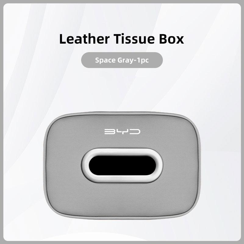 Boîte à mouchoirs d'intérieur de voiture grande capacité Sac de rangement Kleenex Accessoires Pour BYD Tang E6 F3 Atto3 Yuan Plus Song Max F0 G3 I3 Ea1