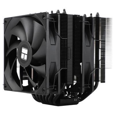 Cooler Thermalright Phantom Spirit 120 SE Negru, Ventilator CPU Dual V2 PWM și Radiator Dublu cu 7 Țevi de Căldură, Cooler CPU Negru, TL-C12B Tower, Cooler,