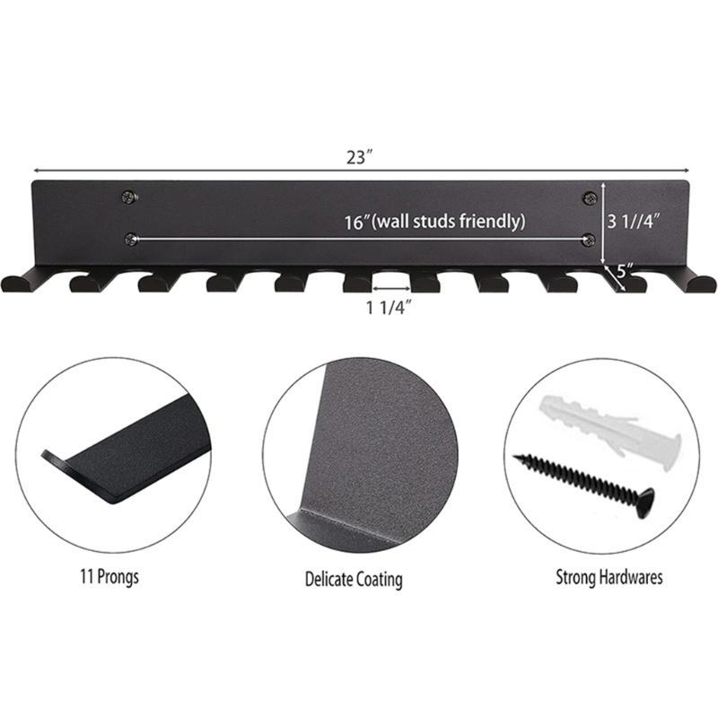 Steel Wall Mount Bracket for Storing Weightlifting Equipment Stable and Efficient Holder  Storage Stand Holder Organizer