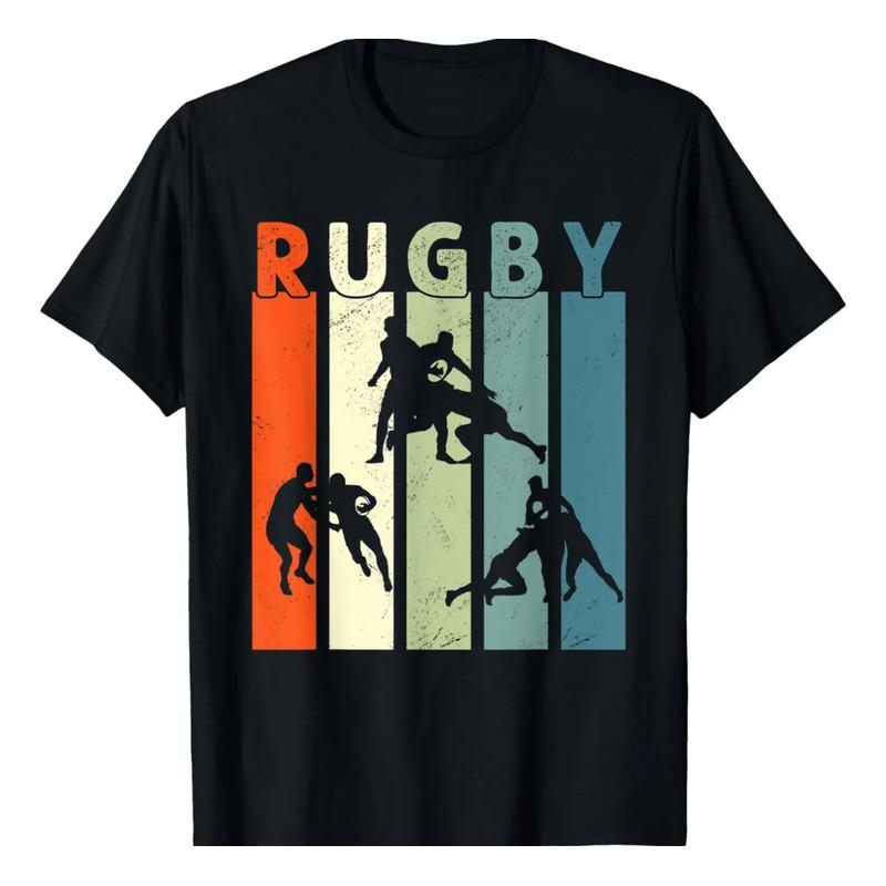 Camiseta Retro Para Jugadores De Rugby, Entrenadores, Equipo S