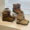 Fashion Women Belt Buckle Knight Boots 2025 Autumn New Vintage Platform Denim Boots Height Increase Non Slip Wear-resistant Short Boots