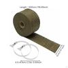 Tent Burner Chimney Protector Includes 2 Adjustable Clamps AntiScald Sleeve Fireproof