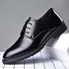 Four seasons men's shoes autumn men's leather shoes workplace dress leather shoes fashion wedding shoes business leather shoes velvet cotton shoes