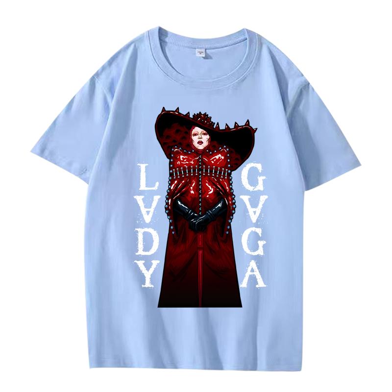 Abracadabra Lady Gaga Classic T Shirt men women Oversized 100% Cotton Hot sale short sleeve Summer print Unisex plus size tops