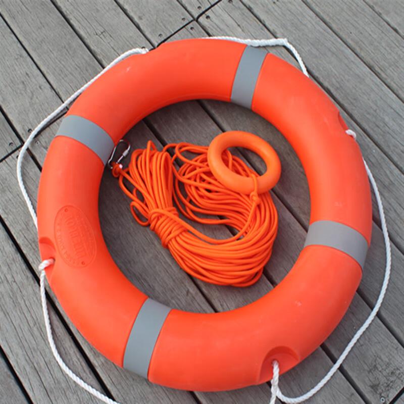 Polyethylene Plastic Lifebuoy with Rescue Rope Set