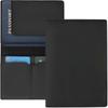 Durable Cowhide Retro Boarding Pass Passport Cover Handmade Crazy Horse Real Leather Card Holder Registration Ticket Organizer Travel Wallet