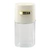 Glass Salt Dispenser with Push Mechanism for Effortless Seasoning Control In Cooking Dust Proof Design for Freshness