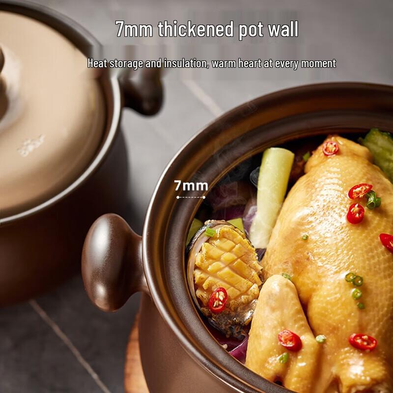 Bear 3.2L Ceramic Casserole Pot