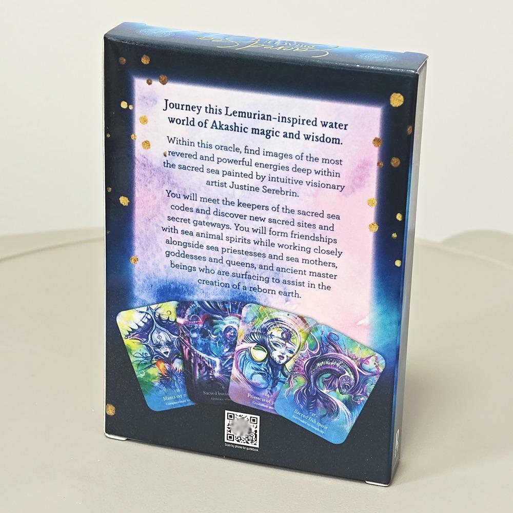 Sacred Sea Oracle: Dive Into The Depth of Your Cosmic Soul 36 Pcs Cards 10.4*7.3cm