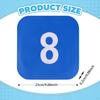10 Pieces Flat Cones Markers Non Slip,Square,Floor Agility Dots,Floor Playmat for Soccer
