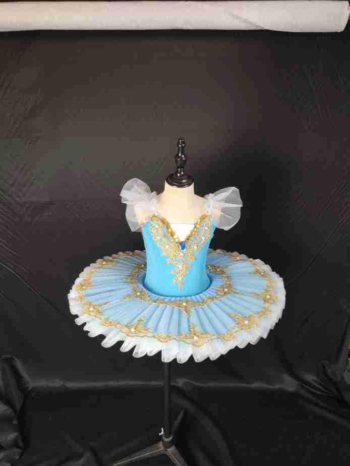 Girls' Ballet Tutu Strappy Tulle Skirt - Toddler Swan Dance Performance Costume