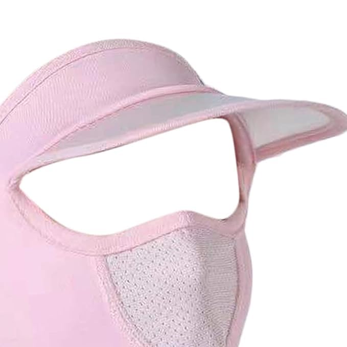 GRILIX Sun Hat Uv Protect Neckline Mask Cycling Face Caps Fishing Sunscreen Protection Fore Head Cap Outdoor Activities [Pack of 1- Multicolour]
