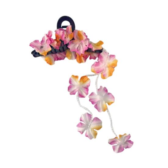 Women Hair Claw Artificial Flower Clip Back Head Decor Hair Shower Hair Clip Hair Styling Tool