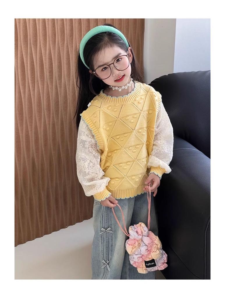 Girls' Pants Children's Jeans Loose Wide Leg Pants Korean Casual Jeans