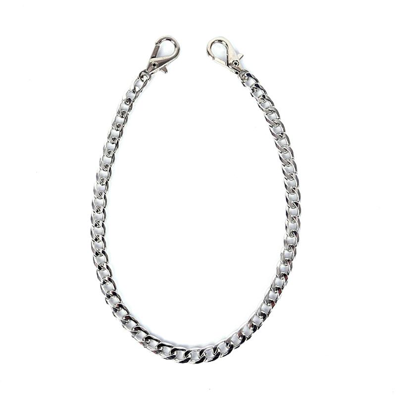 

Металлическая цепочка - ремешок для сумочек, часов серебряный