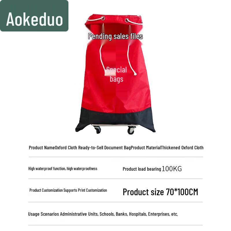 Aokedu Confidential Document Canvas Bag
