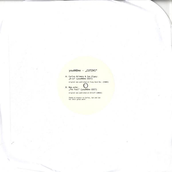 

10inch Record YOUANDME - CUTZ#1 CTZM1 CUTZ.ME 2010 Germany Dance & Electronica Used