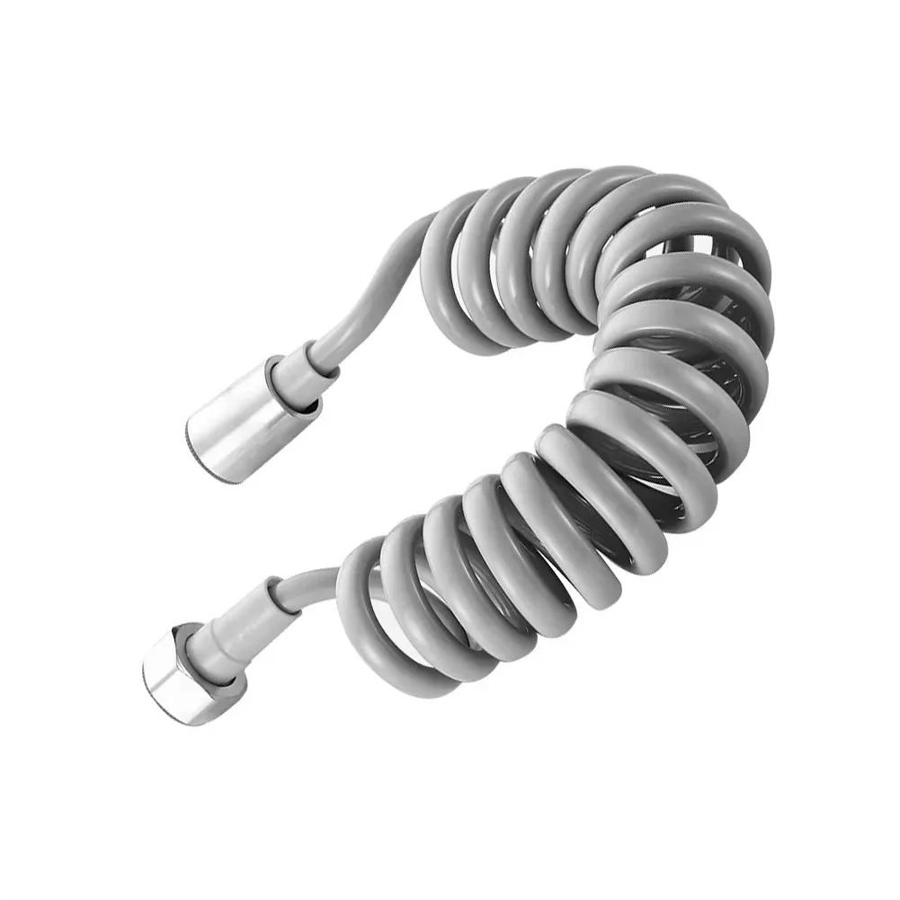 2m 3m 5m Spring Shower Hose Meters Water Plumbing Hose Plastic Bathroom Water Toilet Bidet Sprayer Telephone Line Soft Hoses