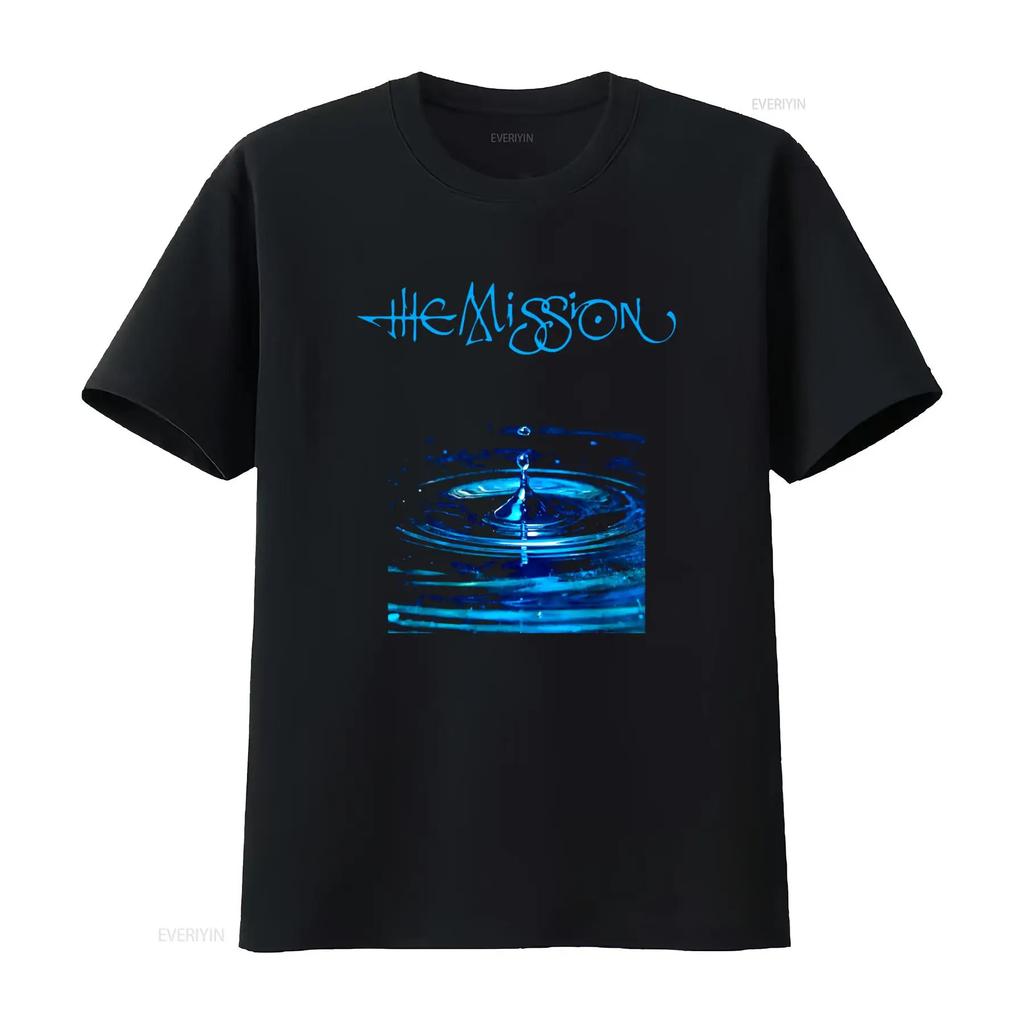 Seltenes Vintage 90er The Mission Hände über UK Englische Gothic Rock Band Promo Album Tour T-Shirt Groß Schwarz Vintage
