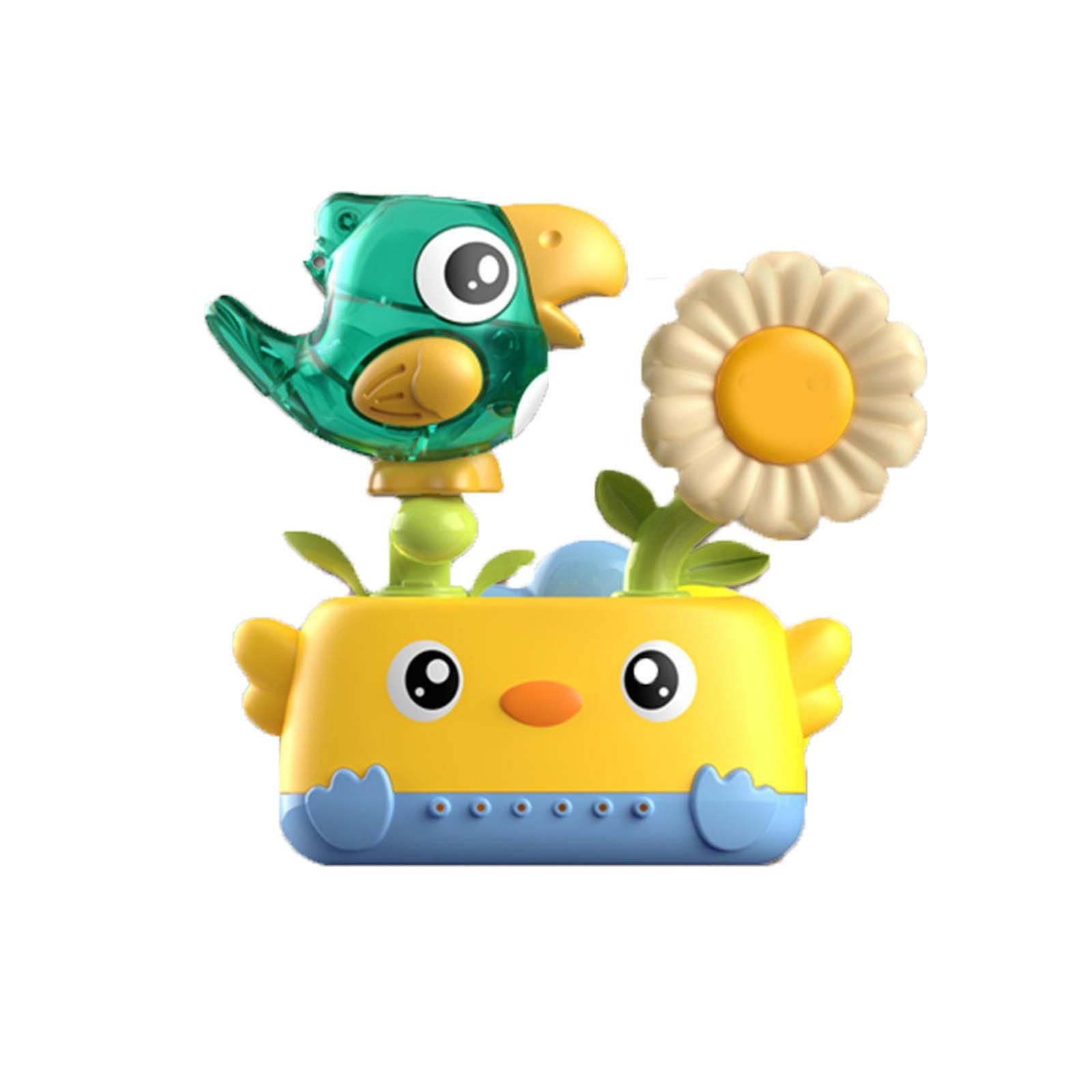 

Children s Bath Water Toys Watering Flowers Turning Fun Water Bath Toys Bathroom Water Spray Shower One Size зелёный