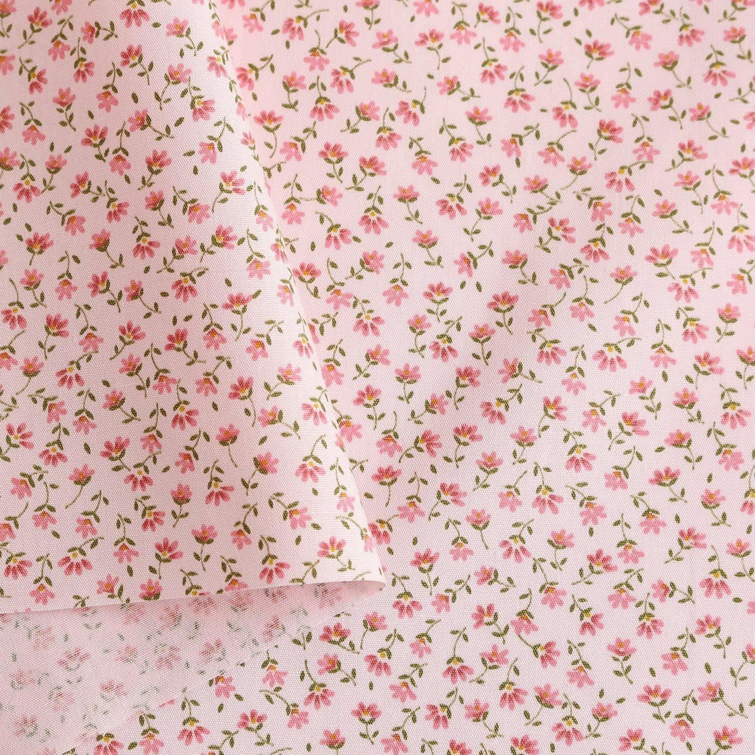 

Sojitz Fashion Floral Print 112cm Wide x 4m Craft Supplies Broadcloth, Cut, Pink, B6100Z-3-24-4M,
