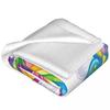 Dazzle ColorfullyButterfly Blanket Soft Warm Flannel Throw Blanket Cover for Bed Living room Picnic Travel Home Couch